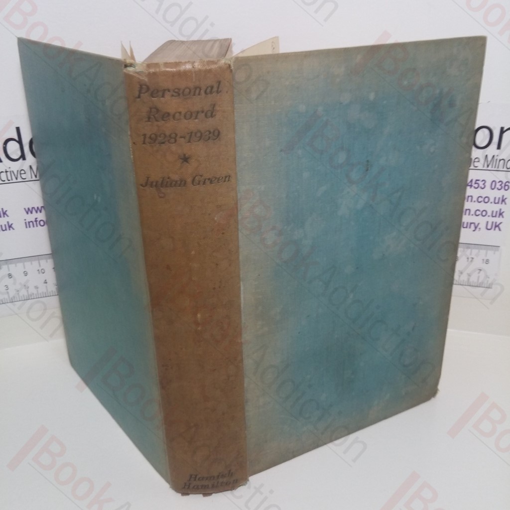 Personal Record, 1928-1939