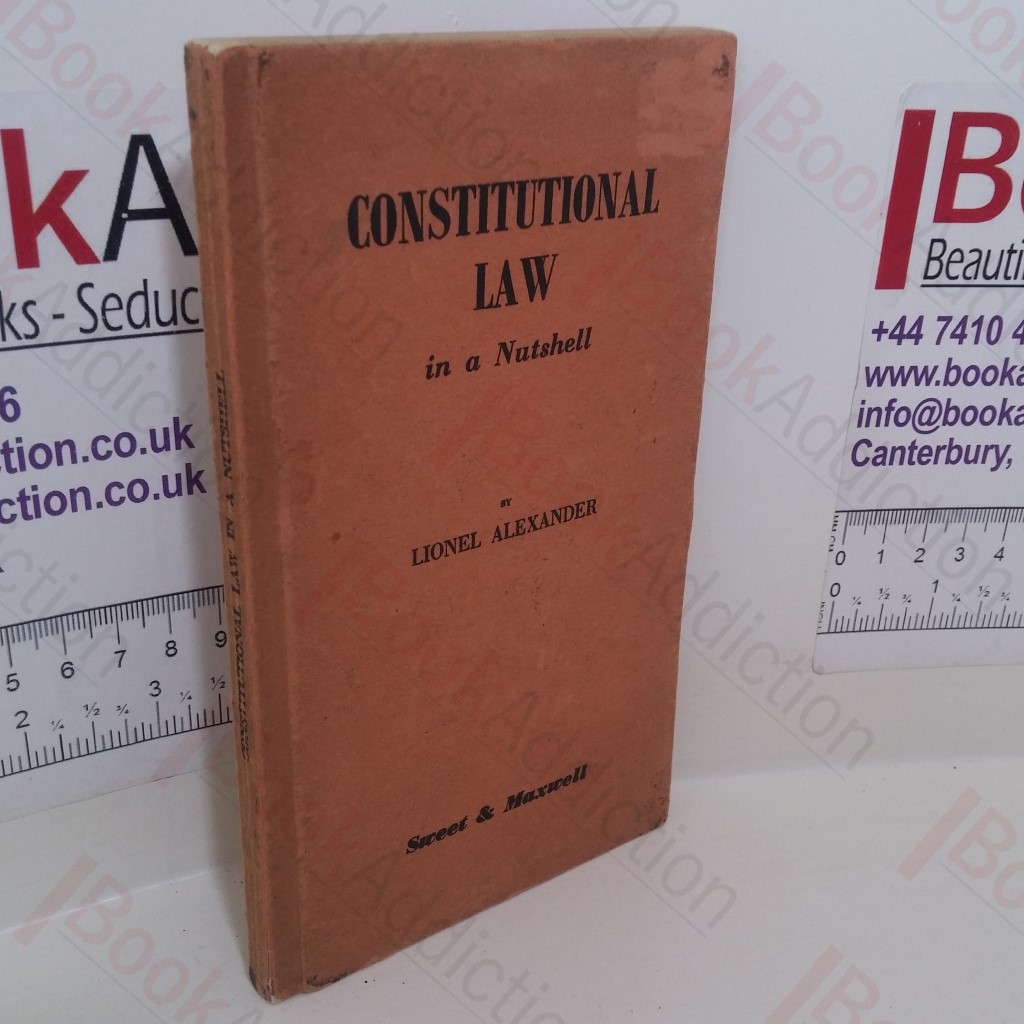 Constitutional Law in a Nutshell