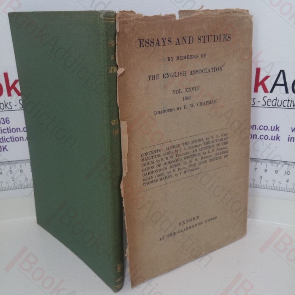 Essays and Studies by Members of The English Association (Vol. XXVIII, 1942)
