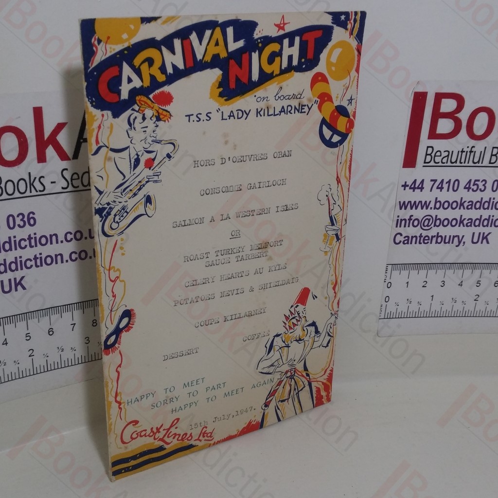 Carnival Night on board the T S S Lady Killarney