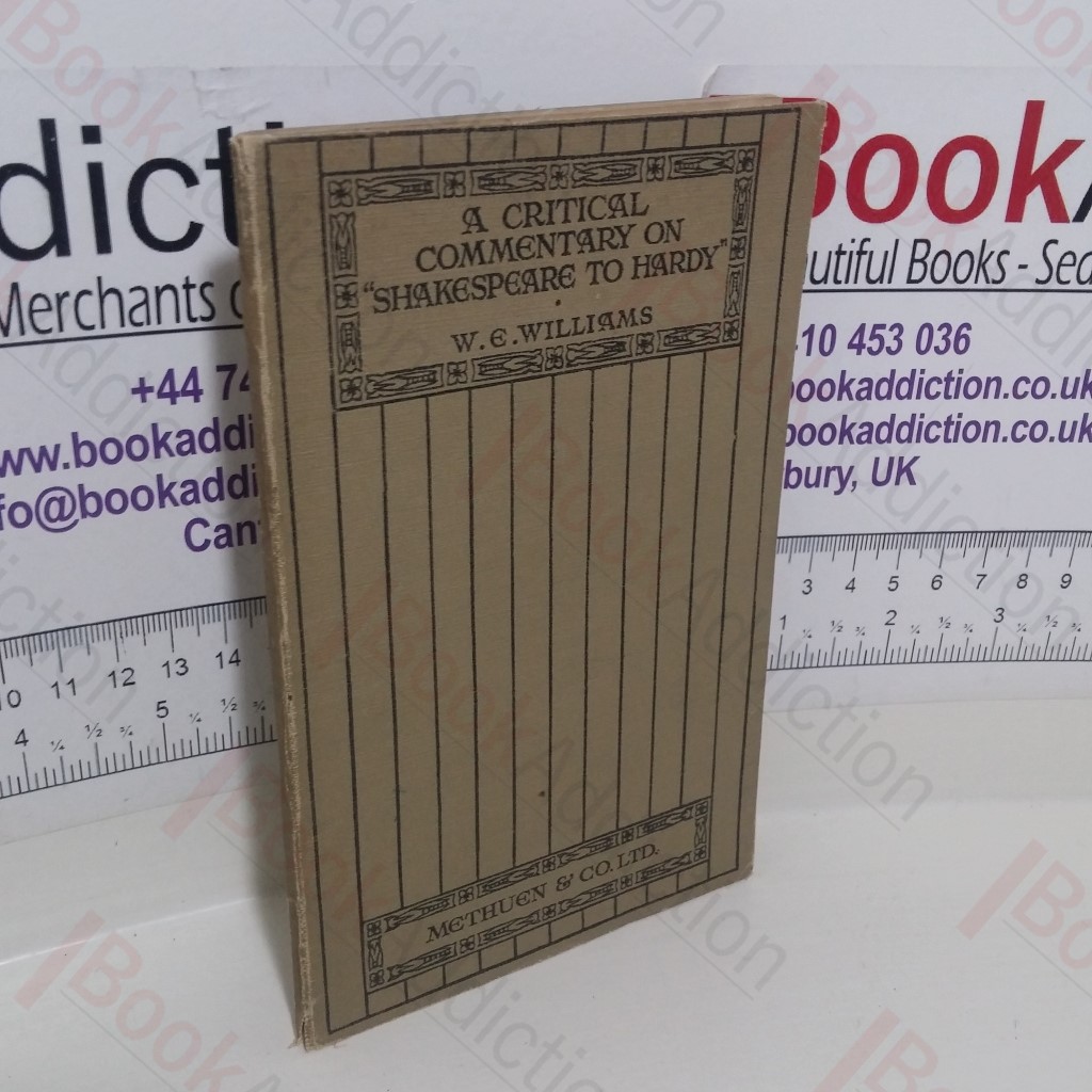 A Critical Commentary on 'Shakespeare to Hardy'