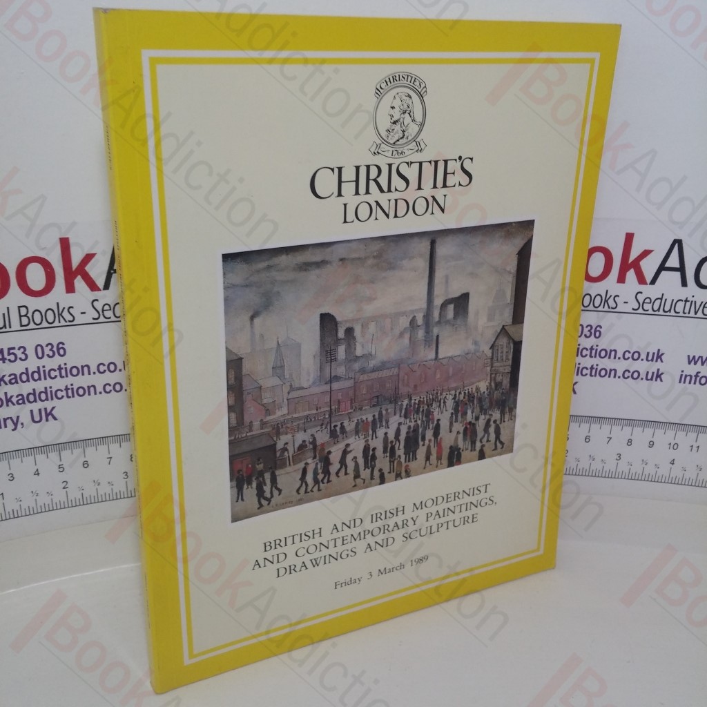 British and Irish Modernist and Contemporary Paintings, Drawings and Sculpture (Auction catalogue, Christie's London, 3 March 1989)