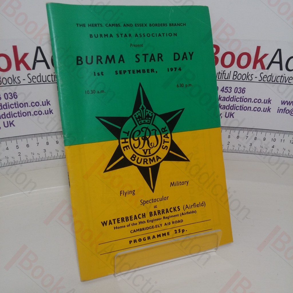 Burma Star Day (1st September, 1974)