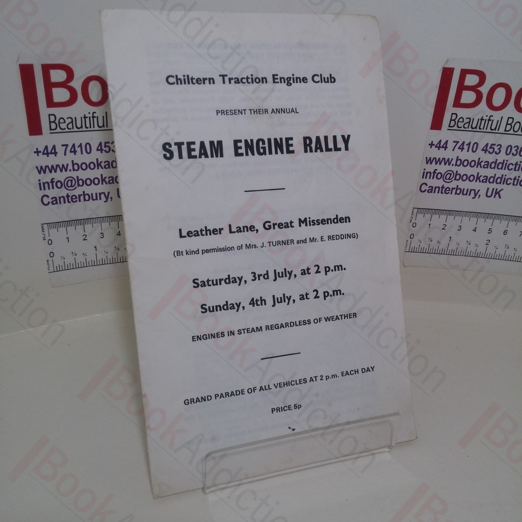Chiltern Traction Engine Club: Steam Engine Rally (Programme)