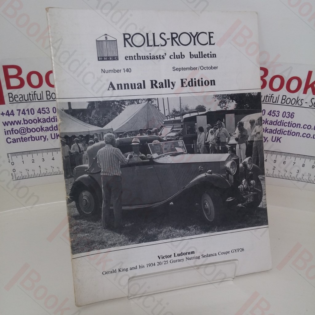 Rolls-Royce Enthusiasts Club Bulletin (No. 140, September/October 1983)