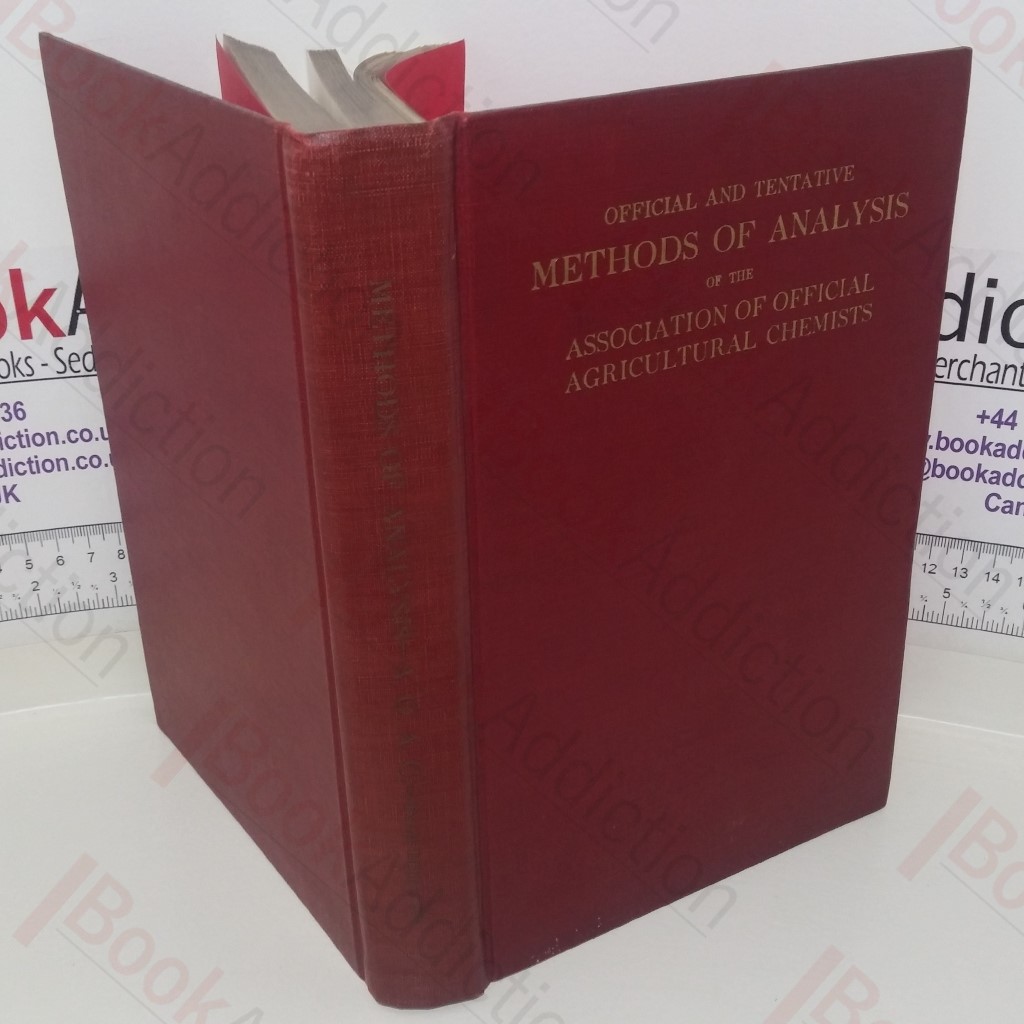 Official and Tentative Methods of Analysis of the Association of Official Agricultural Chemists