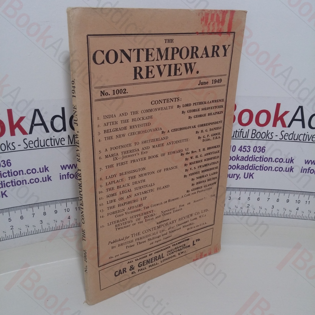 The Contemporary Review (No. 1002, June 1949)