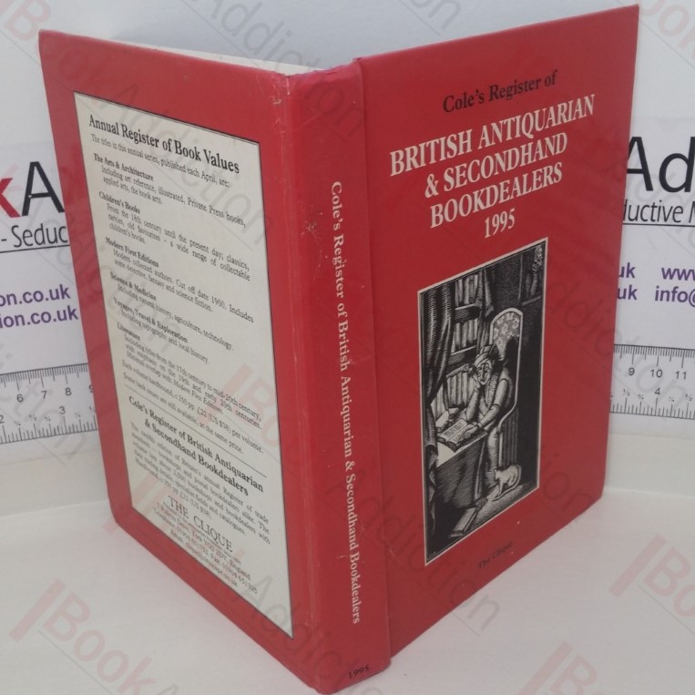 Cole's Register of British Antiquarian and Secondhand Bookdealers, 1995