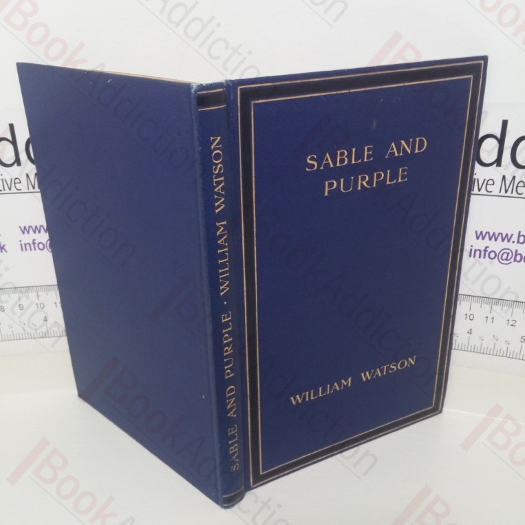 Sable and Purple with Other Poems