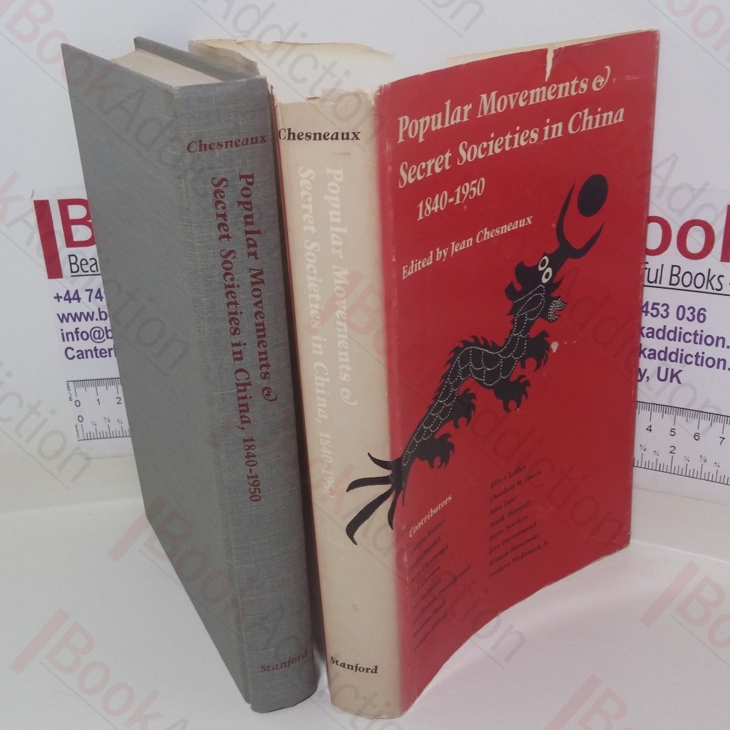 Popular Movements and Secret Societies in China, 1840-1950