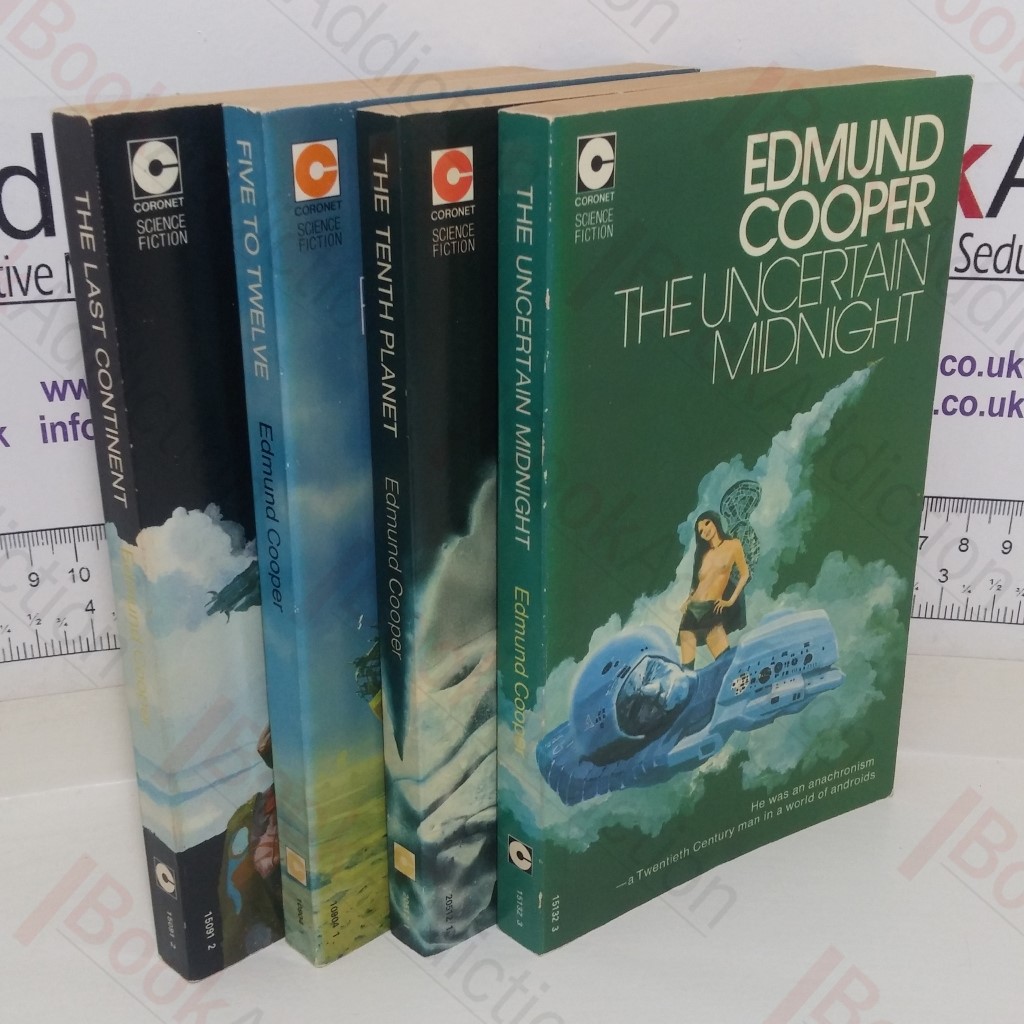 Edmund Cooper Collection: The Tenth Planet; The Last Continent; The Uncertain Midnight; Five to Twelve (four paperbacks)