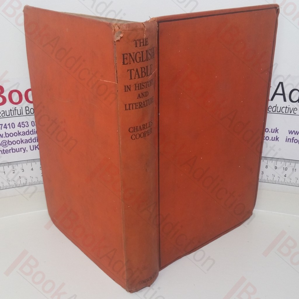 The English Table in History and Literature