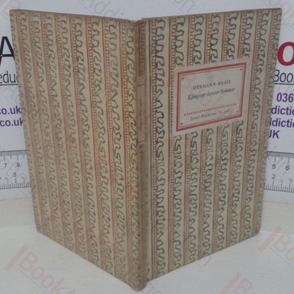 Klingsors Letzter Sommer (Island Library, No 502)