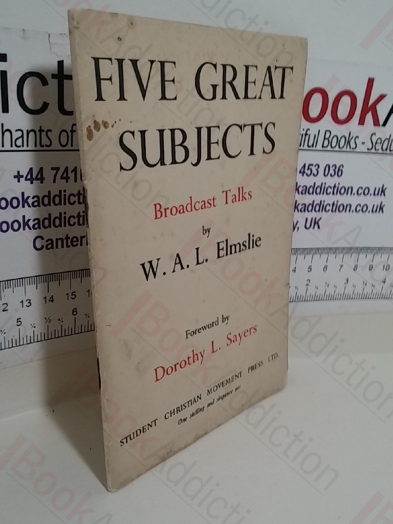 Five Great Subjects: Broadcast Talks