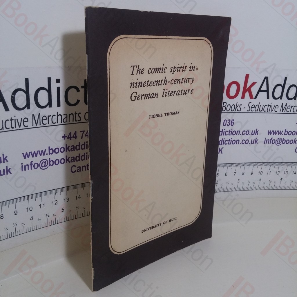 The Comic Spirit in Nineteenth-Century German Literature