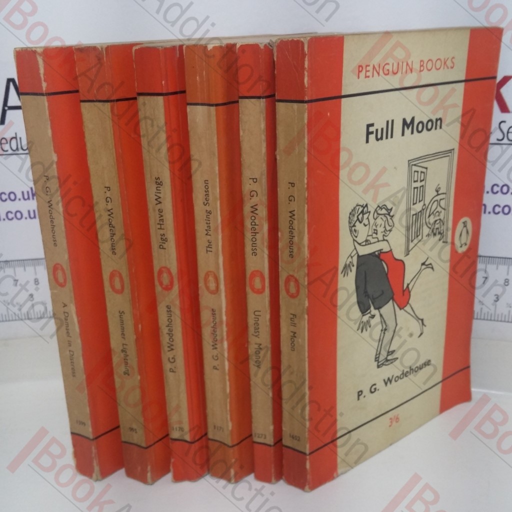 P G Wodehouse Penguin Orange Collection (6 volumes):  Full Moon, Uneasy Money, The Mating Season, Pigs Have Wings, Summer Lightening, A Damsel in Distress