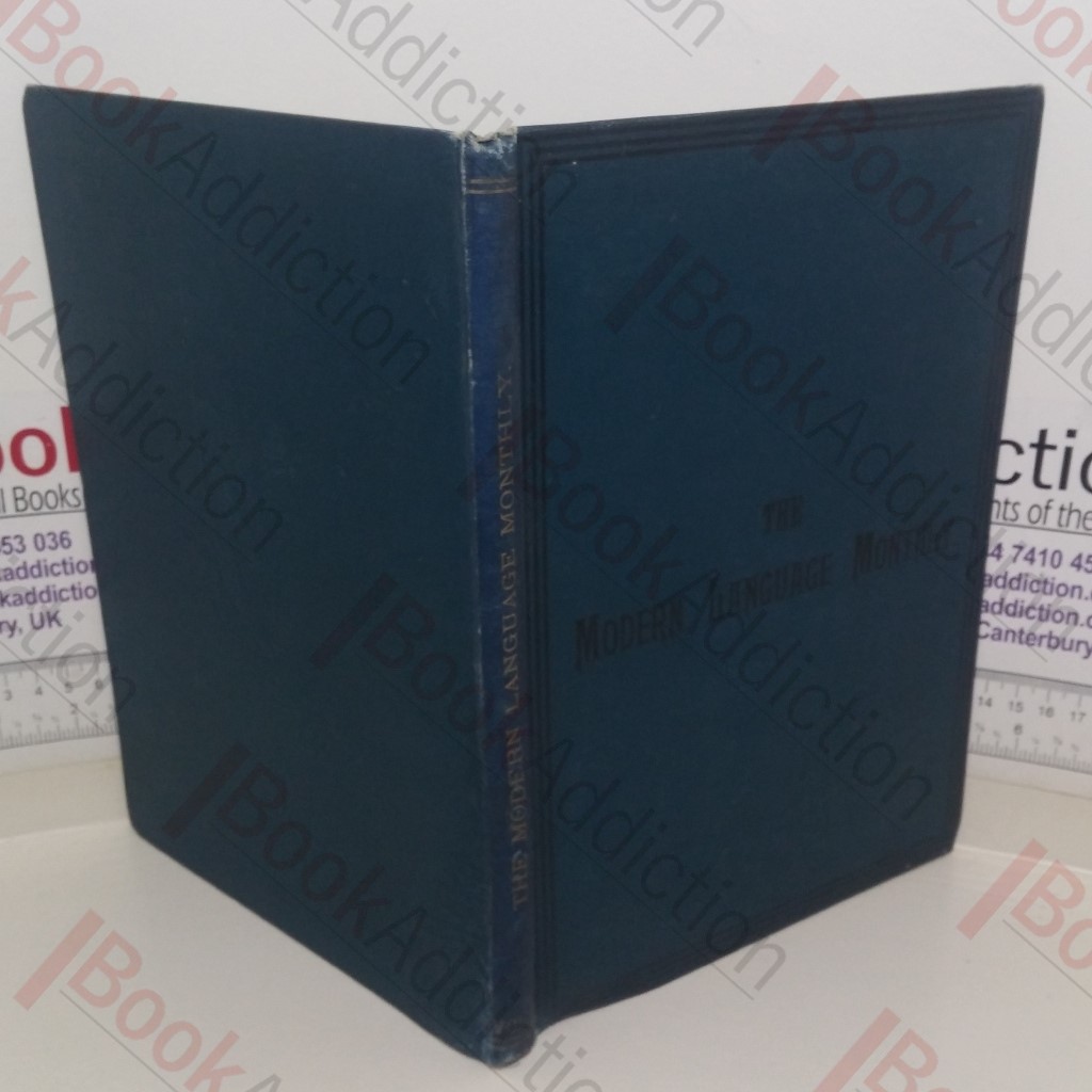 Modern Languages Monthy (Hughes's French and German Journal), Volume III, May 1890 to April 1891