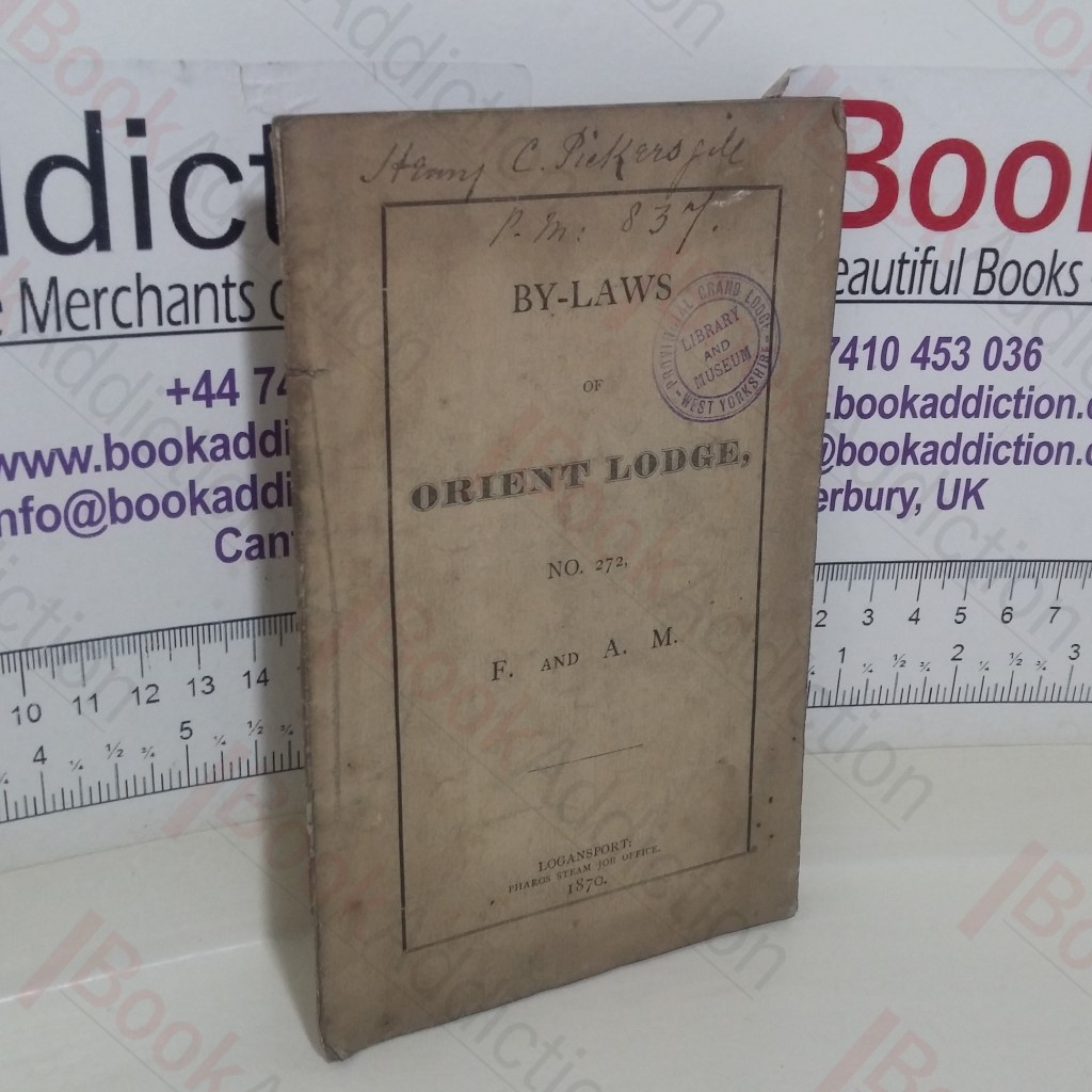 By-laws of Oreint Lodge, No. 272