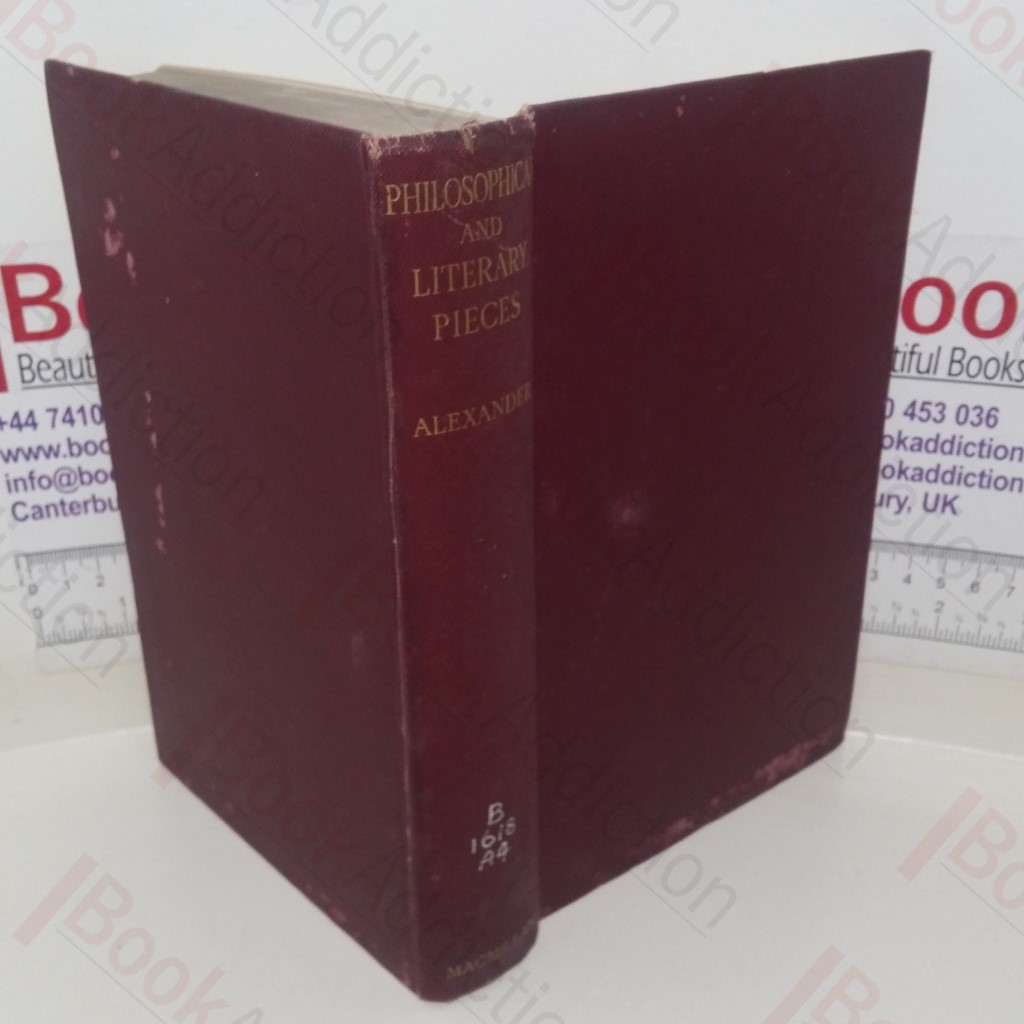 Philosophical and Literary Pieces