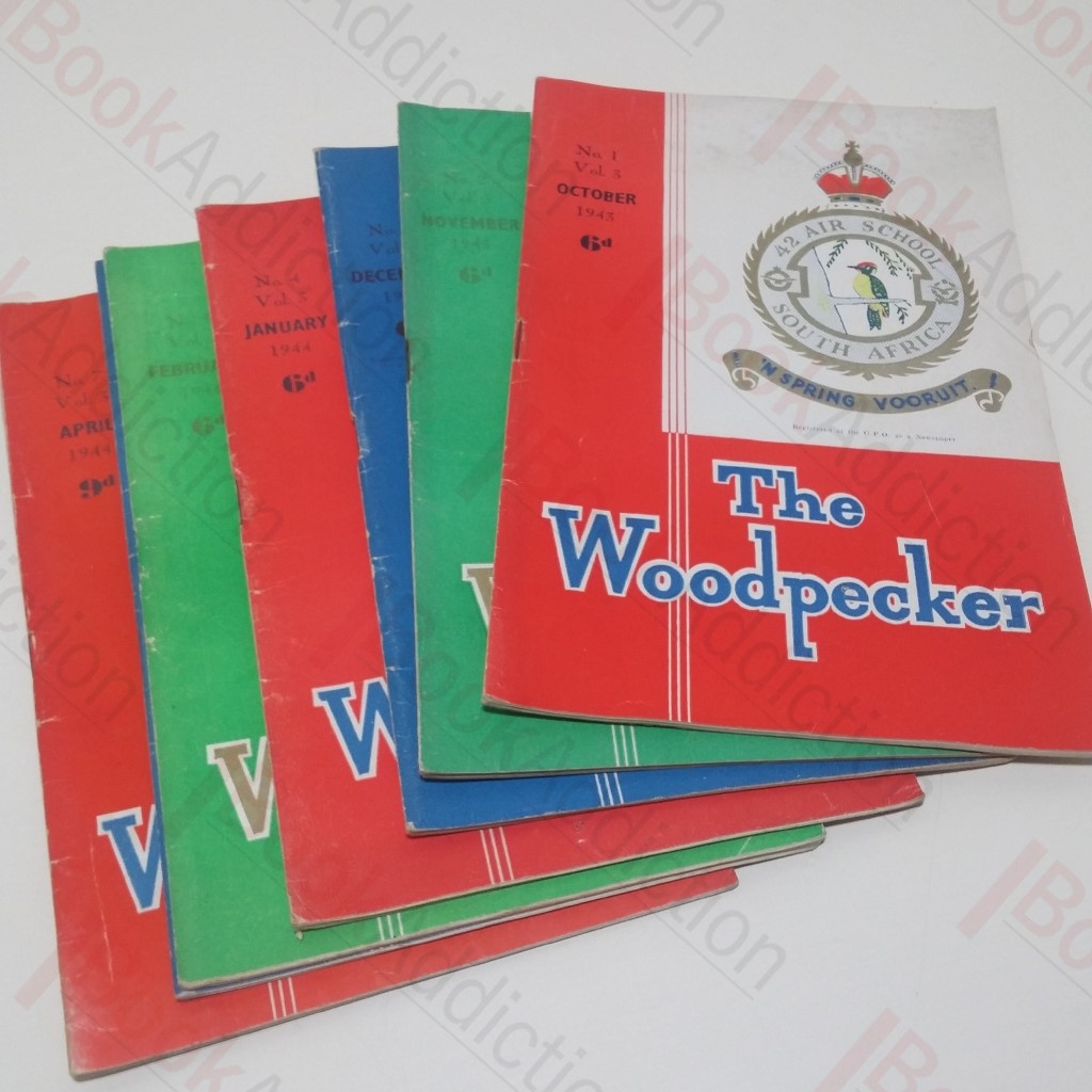 The Woodpecker (Journal of the 42 Air School, South Africa), Seven Issues, Volume 3, Nos. 1 to 7, October 1943 to April 1944
