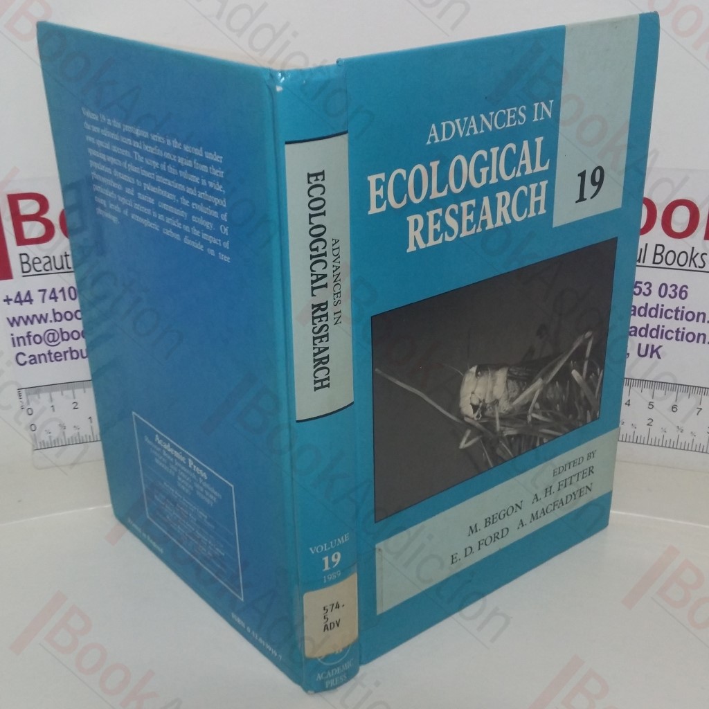 Advances in Ecological Research, Volume 19