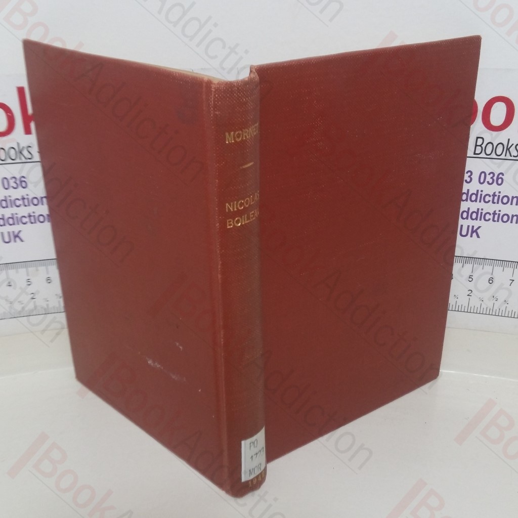 Nicolas Boileau (Ecrivavain et Penseurs series)