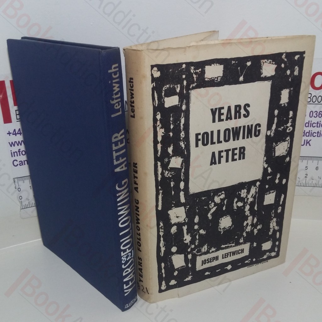 Years Following After: Poems