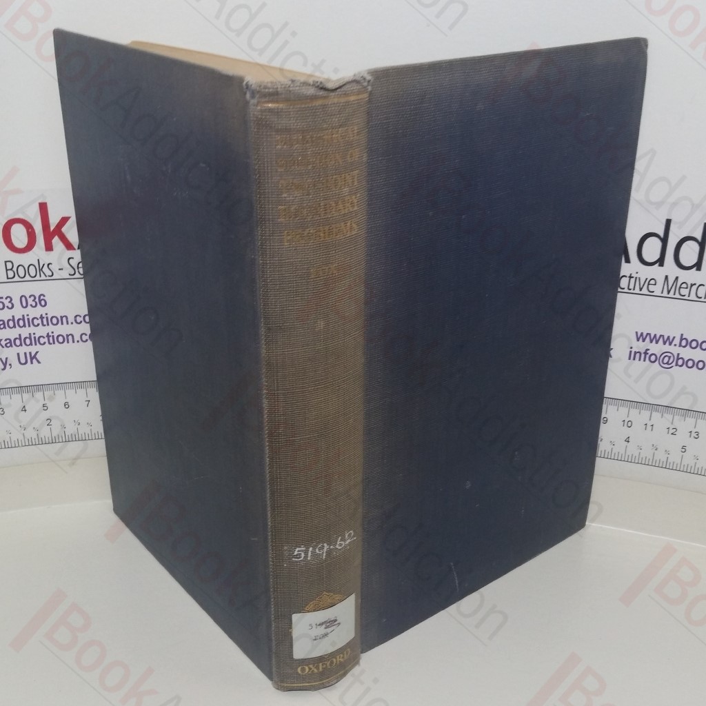 The Numerical Solution of Two-Point Boundary Problems in Ordinary Differential Equations