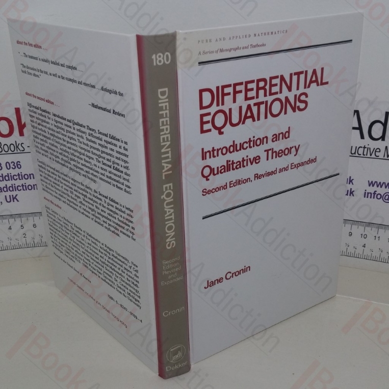 Differential Equations: Introduction and Qualitative Theory (Pure and Applied Mathematics series)