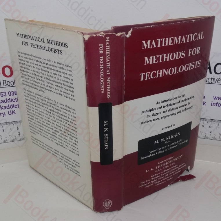 Mathematical Methods For Technologists (General Engineering series)