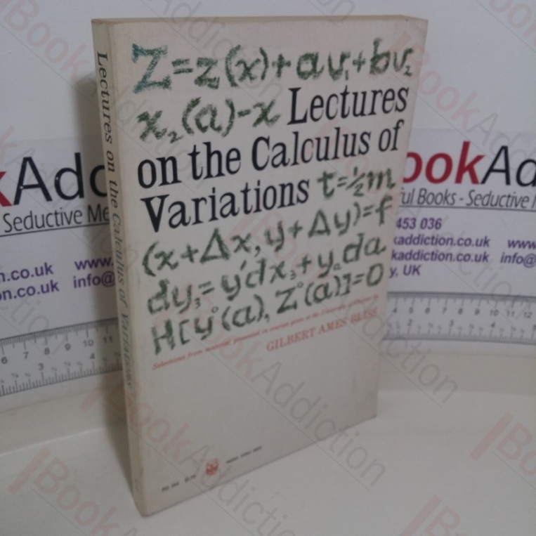 Lectures on the Calculus of Variations (Phoenix Science series)