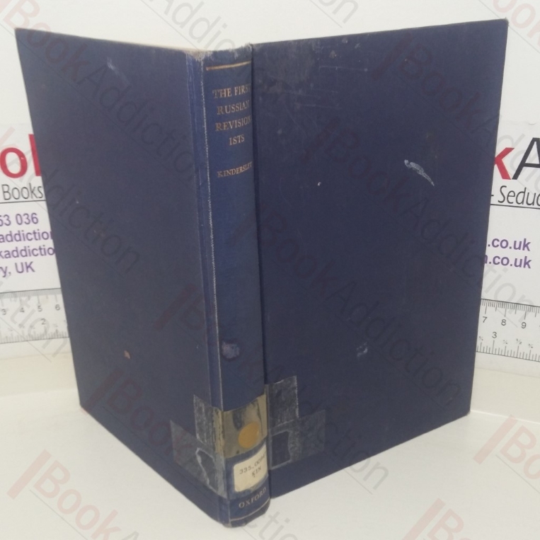 The First Russian Revisionists: A Study of Legal Marxism in Russia