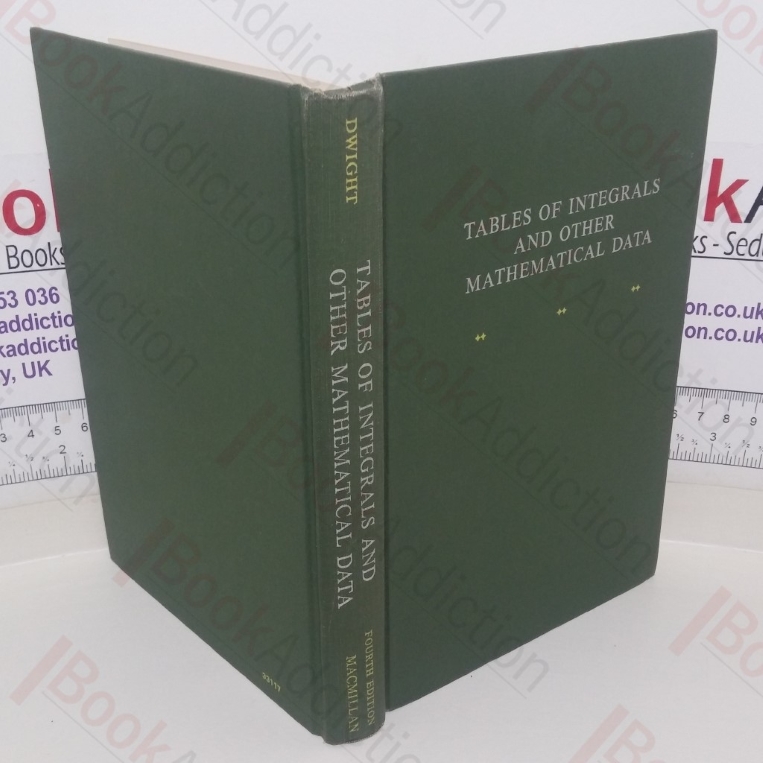 Tables of Integrals and Other Mathematical Data