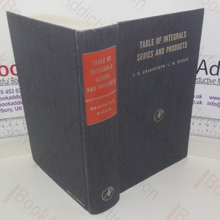 Table of Integrals, Series, and Products