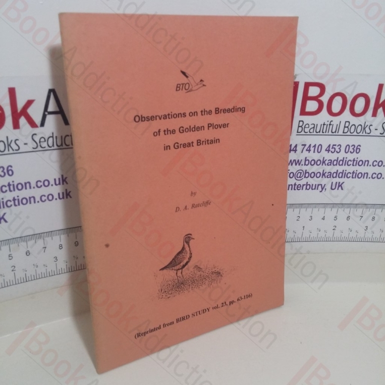 Observations on the Breeding of the Golden Plover in Great Britain