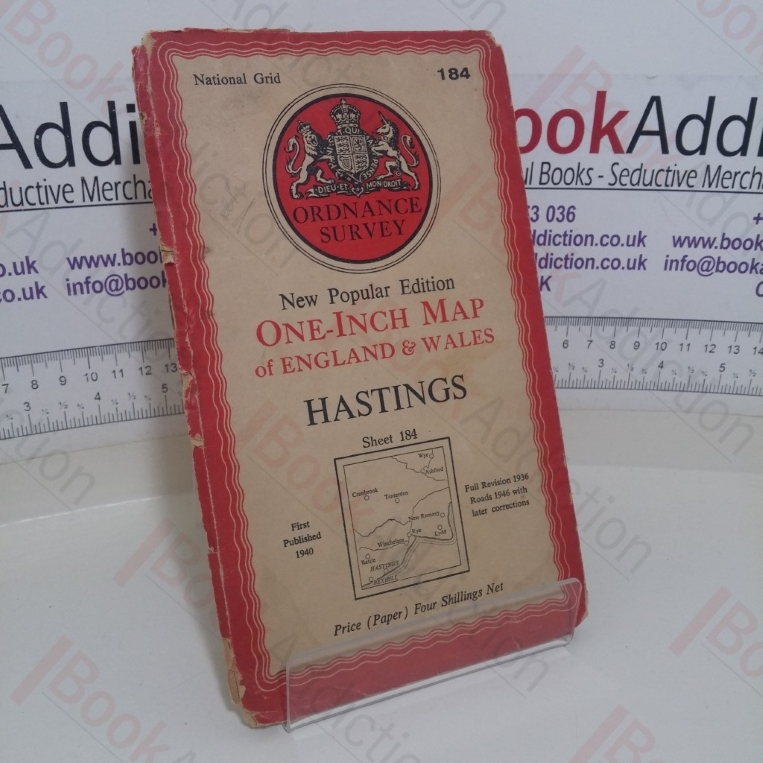 New Popular Edition: One Inch Map; Hastings (Ordnance Survey; Sheet 184)