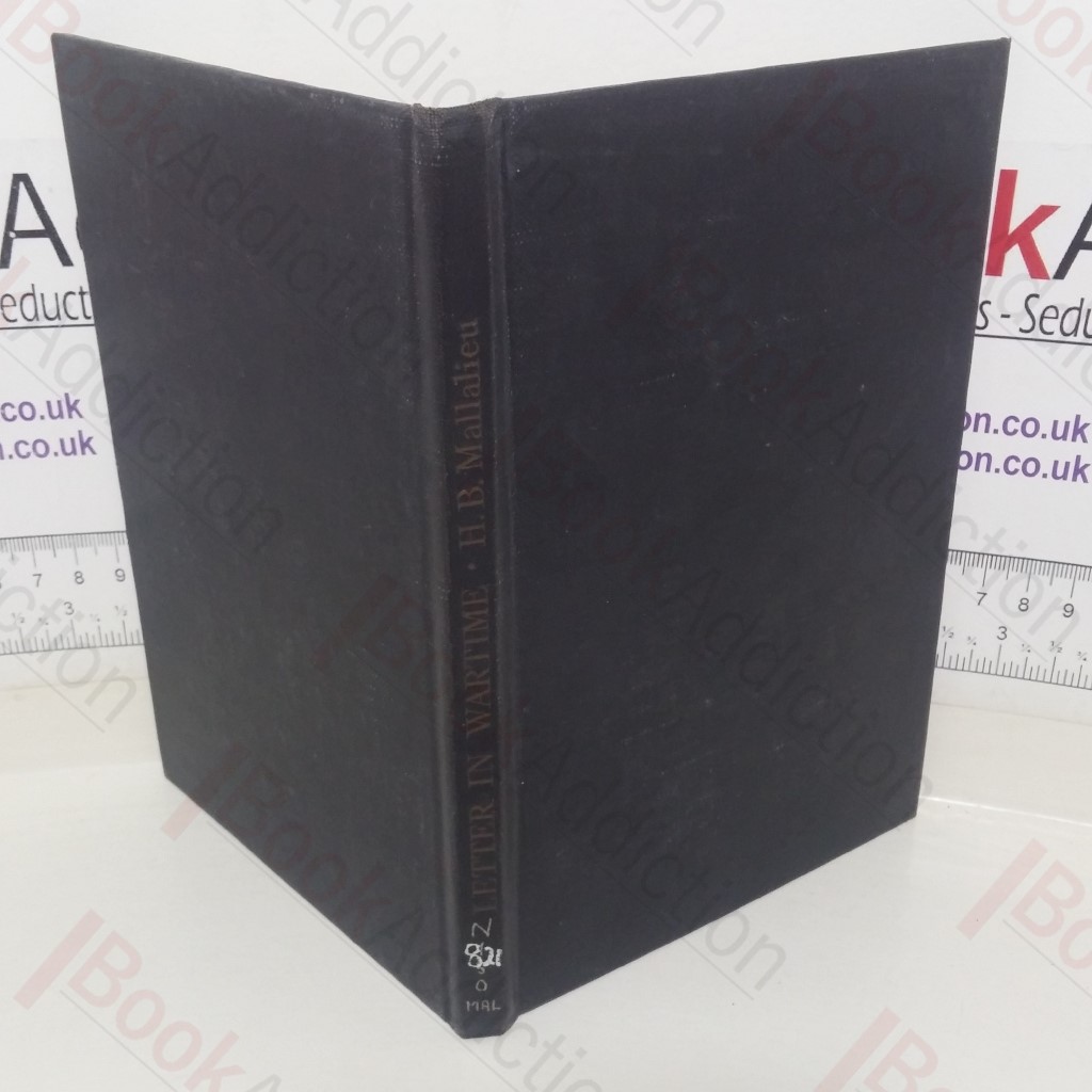 Letter in Wartime and Other Poems