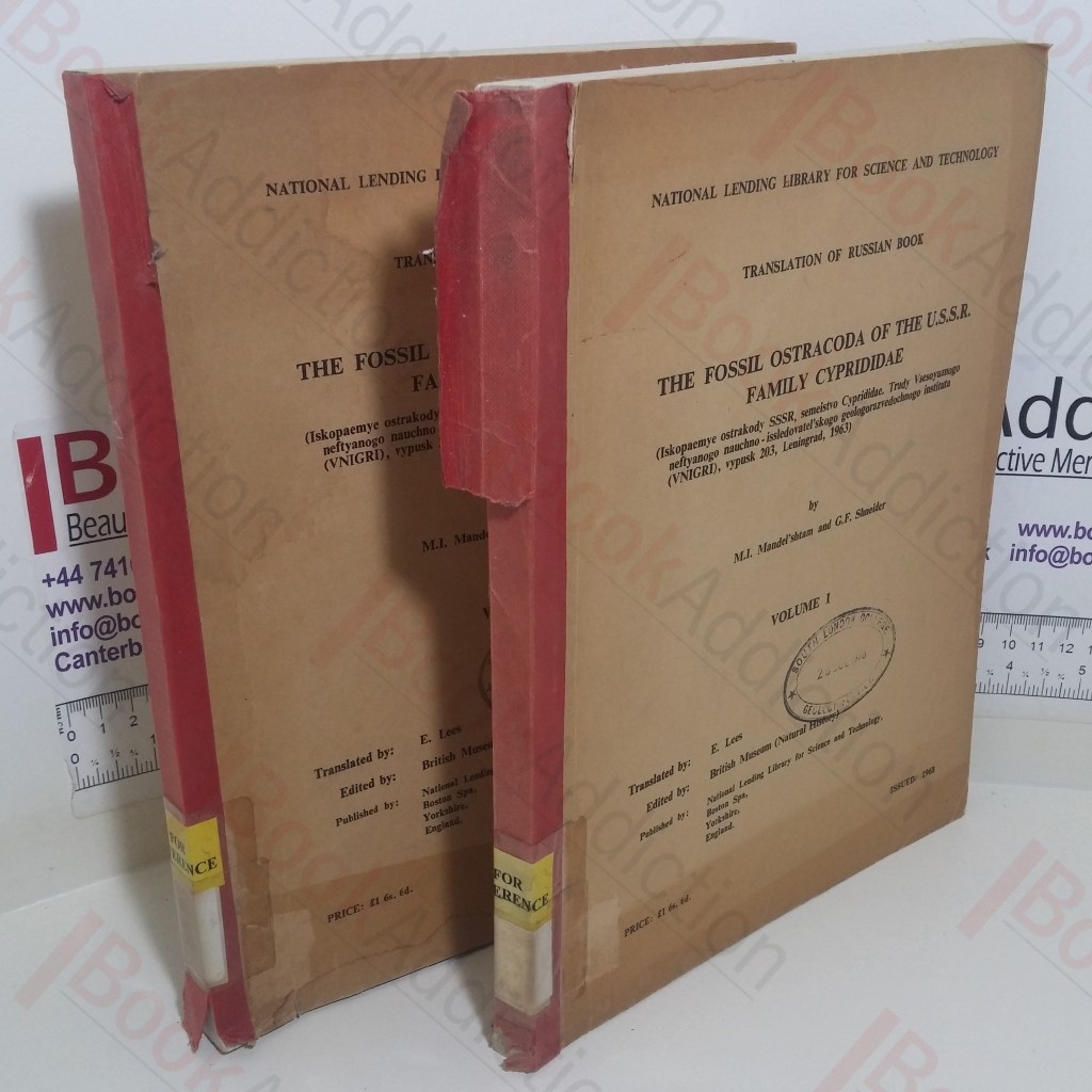 The Fossil Ostracoda of the USSR Family Cyprididae (Volumes I and II)