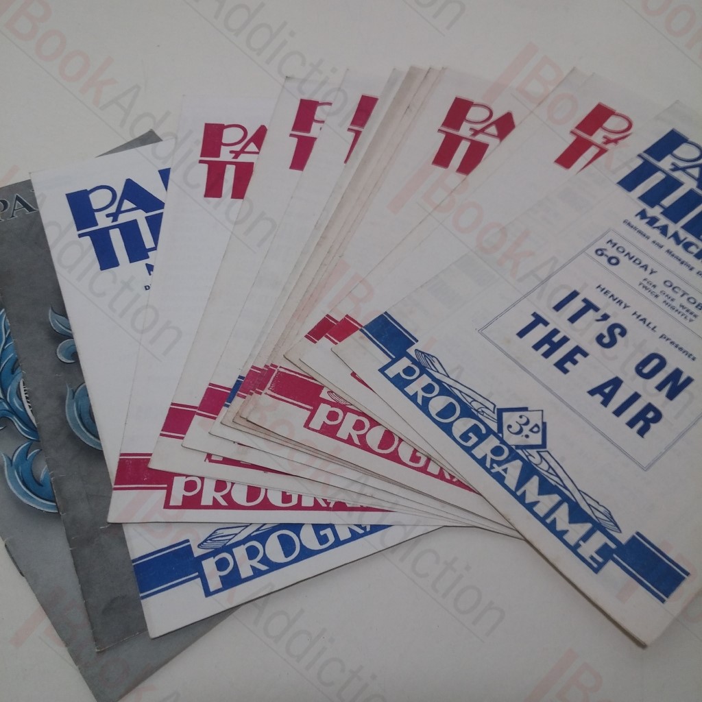 Selection of Programmes for Performances at the Palace Theatre, Manchester from the late 1940s and early 1950s