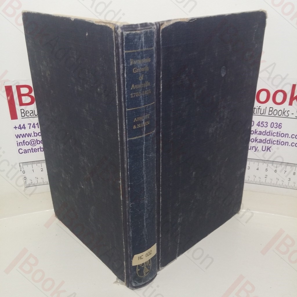 Economic Growth of Australia, 1788-1821