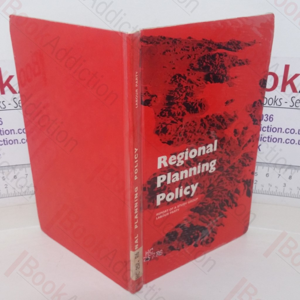 Report of the Study Group on Regional Planning Policy