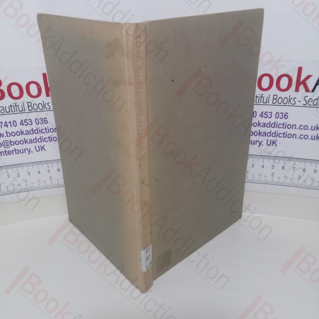 Essays on Economic Planning (Indian Statistical Institute)