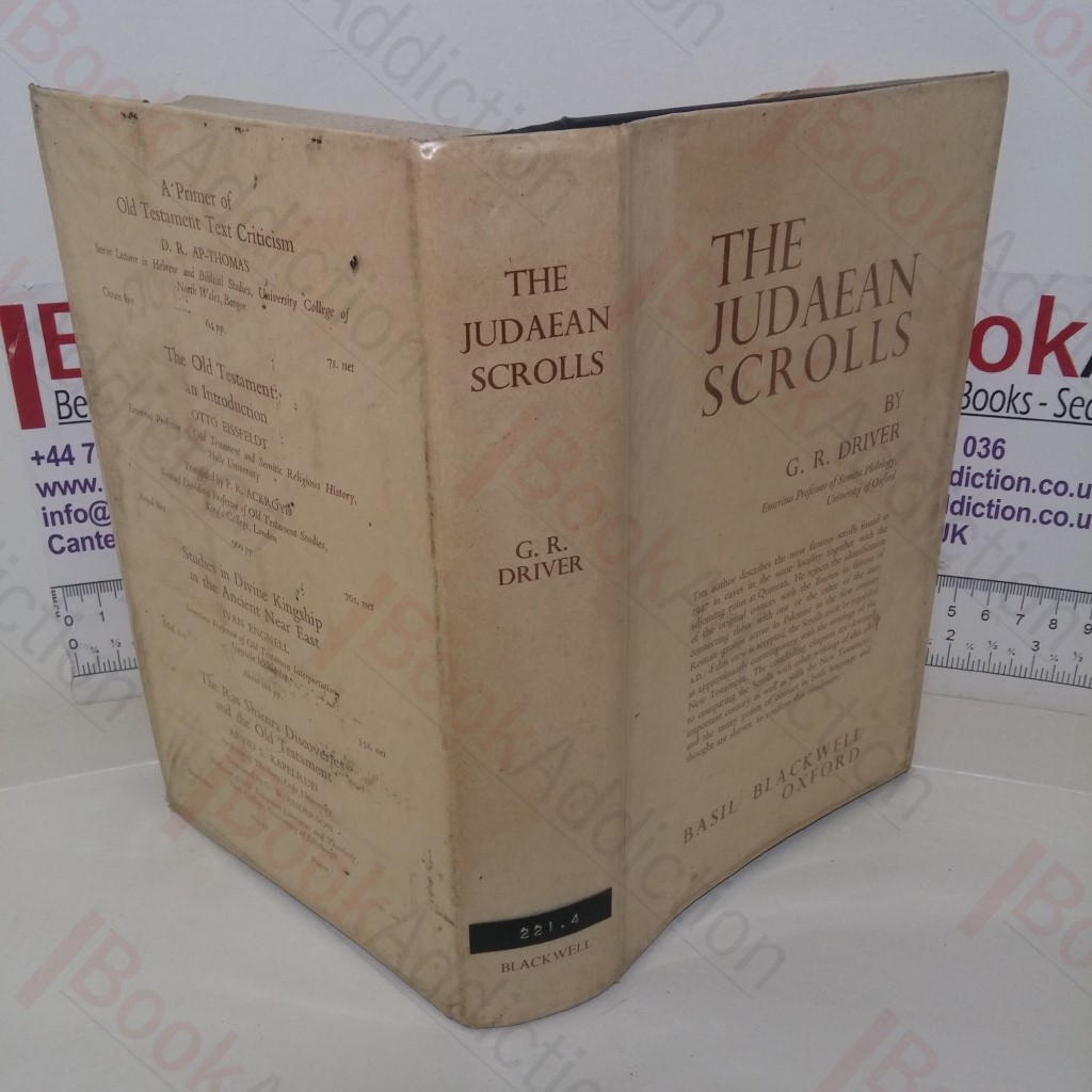 The Judean Scrolls: The Problem and a Solution