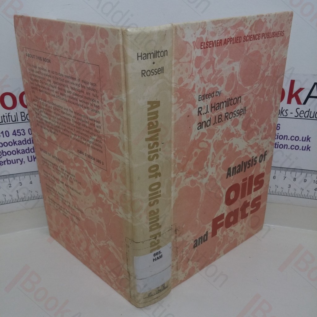 Analysis of Oils and Fats