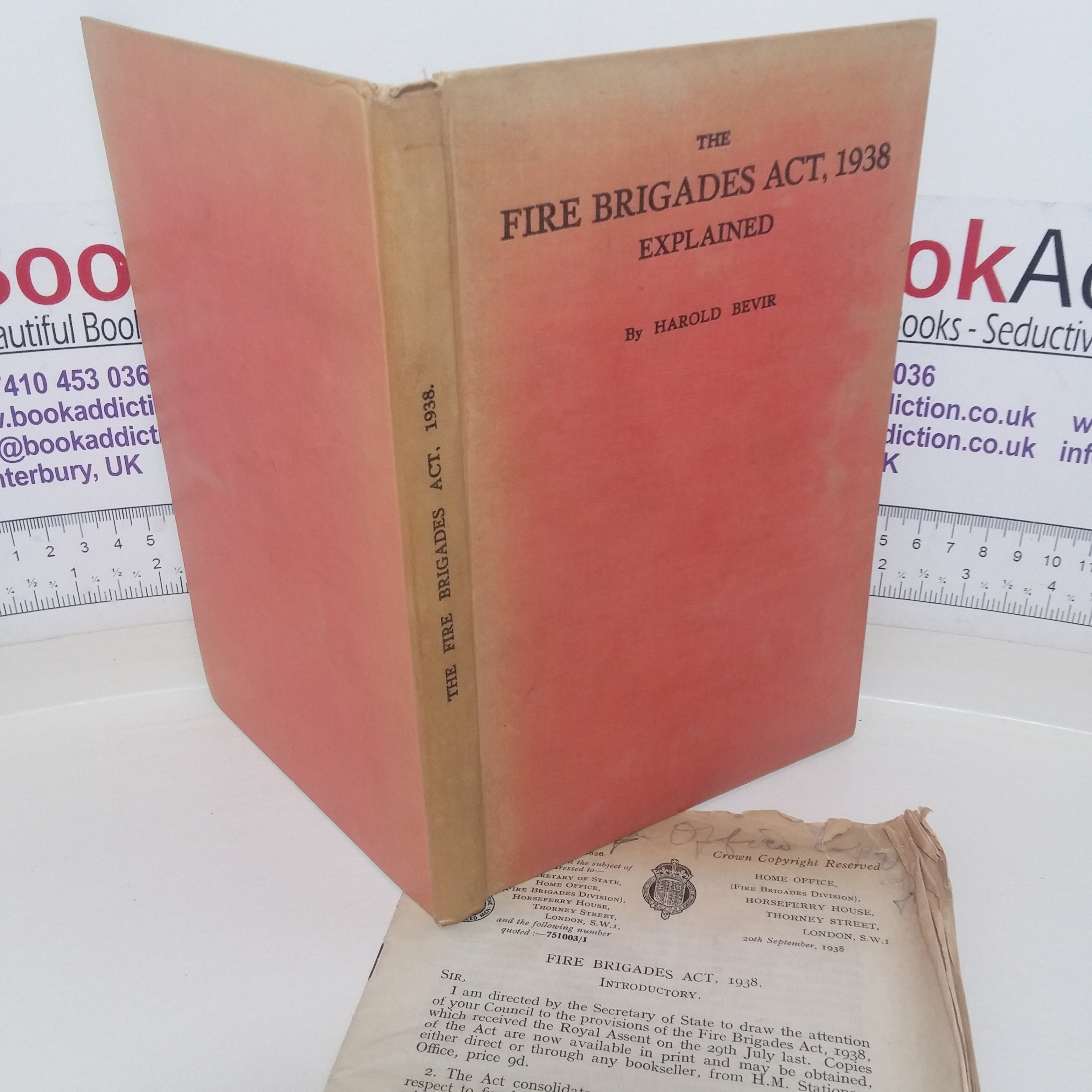 The Fire Brigades Act 1938, Explained