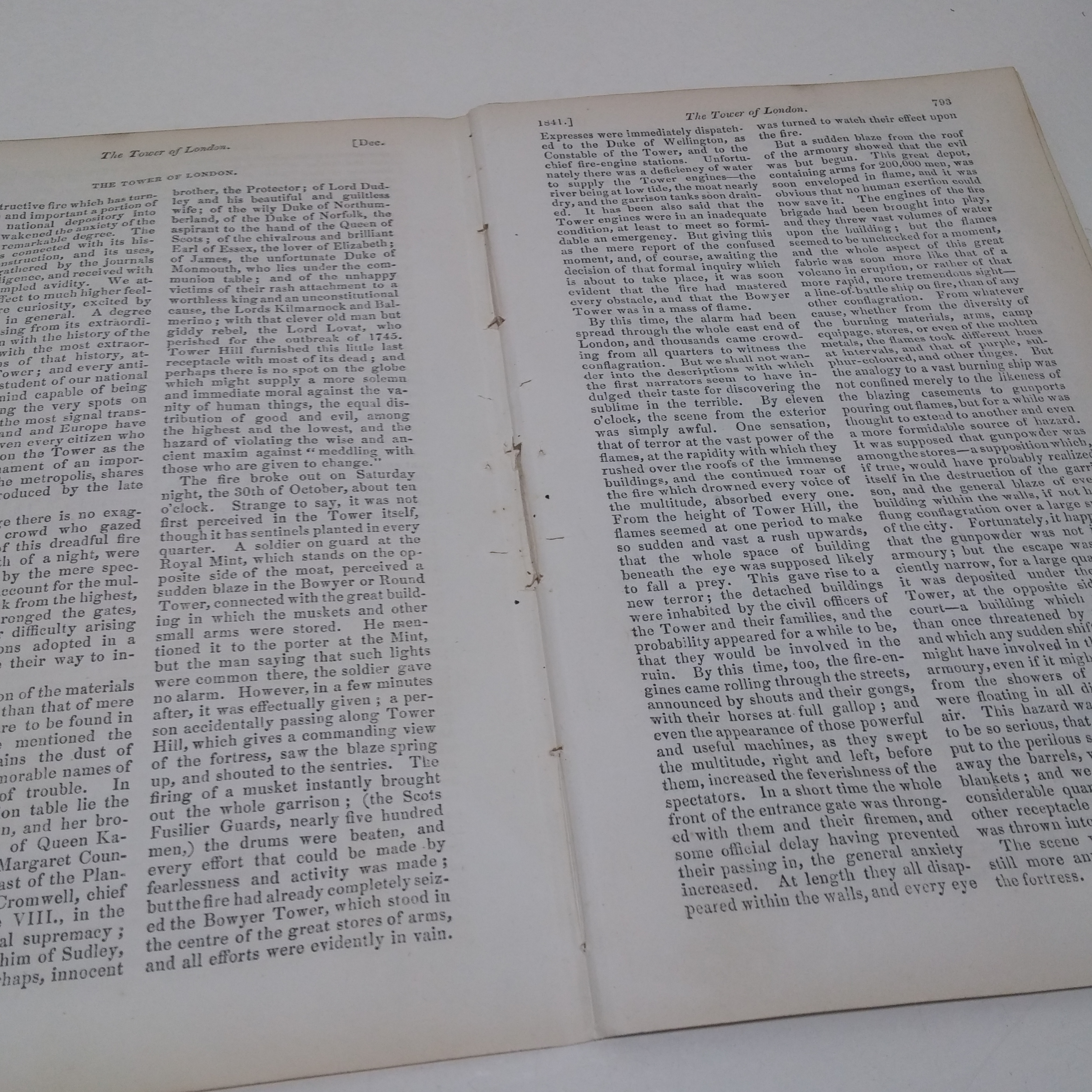 The Tower of London (From Blackwood's Magazine, Volume 50, Issue 34, December 1841)