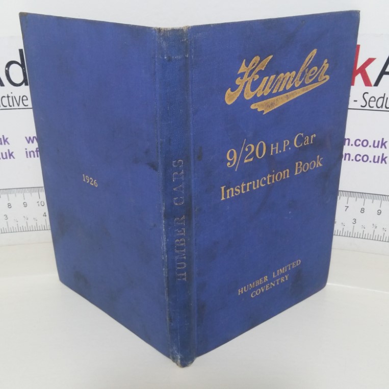 Humber 9/20 HP Instruction Book