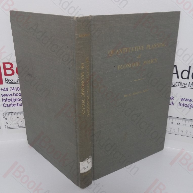 Quantitative Planning of Economic Policy: A Conference of the Social Science Research Council Committee on Economic Stability