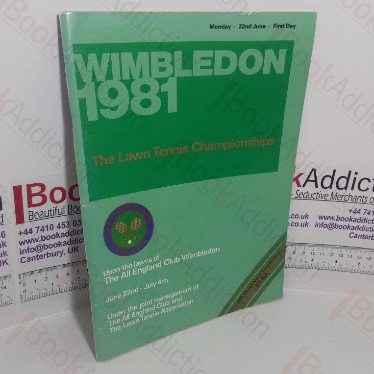 Wimbledon 1981 Official Souvenir Programme: Monday 22nd June, First Day