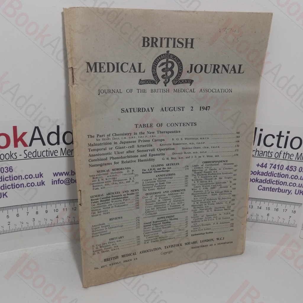 British Medical Journal (August 2, 1947)